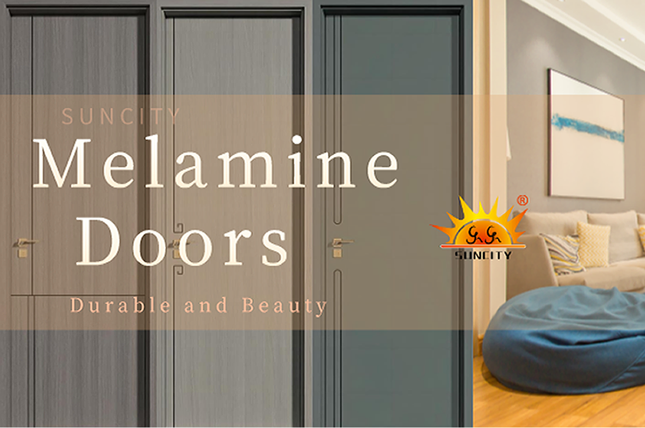 Customizable melamine interior doors supplier