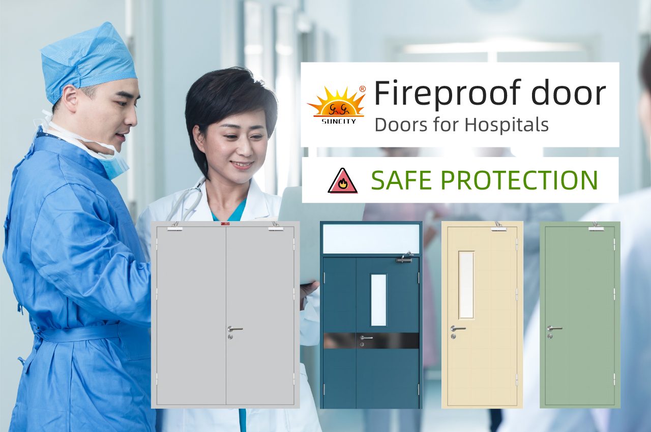 SunCity fireproof doors for hospitals
