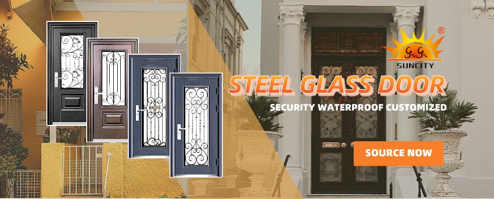 SunCity glass steel doors